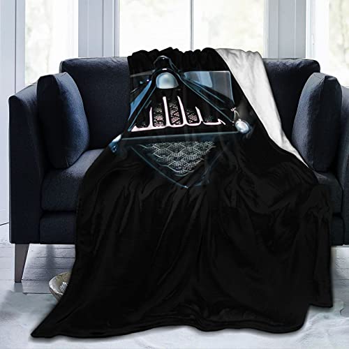 Ye Fanghua Flannel Throw Travel Blanket Darth Vader for Sofa / Living Room / for Adults Or Children Black 60inchX50inch,Black