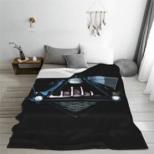 Ye Fanghua Flannel Throw Travel Blanket Darth Vader for Sofa / Living Room / for Adults Or Children Black 60inchX50inch,Black