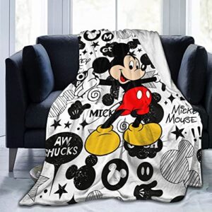 all season air conditioning blanket cartoon throw blanket soft blanket for bedroom livingroom sofa 50"x40"