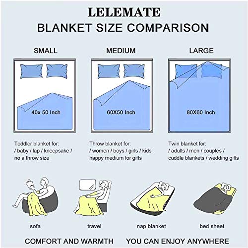 Ultra Soft Anime Blanket Smooth Home Decor Air Conditioning Throw Blanket for Bed Sofa Couch 80''x60''