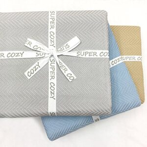 gohd super cozy 100% bamboo fiber blanket. ultra softness and smothness like silk. cooling blanket absorbs body heat to keep cool on warm night (queen, silver grey)