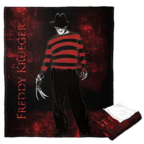 Northwest A Nightmare on Elm Street Silk Touch Throw Blanket, 50" x 60", Freddy Krueger