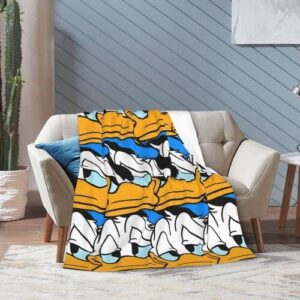 Funny Don.ald Duck Blankets Fleece Blanket Super Soft Plush Throw Blanket 60"X50" Cozy Fuzzy Bed Blankets Microfiber Flannel Blankets for Couch, Bed, Sofa