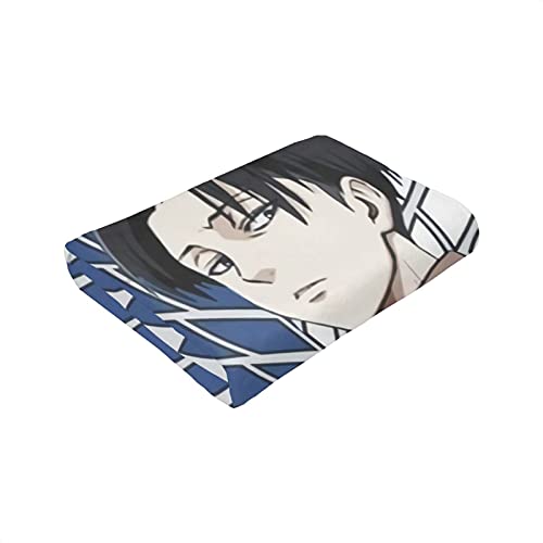 Levi Ackerman Soft and Comfortable Warm Fleece Blankets Beach Blanket Picnic Blankets Throw Blankets (60"x50")