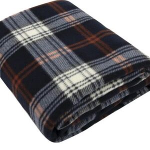 Plaid Fleece Blankets and Throws Bulk Fleece Blankets 24 Pack Plaid Blankets in Bulk for Wedding Guests, Homeless 50x60, 160 GSM