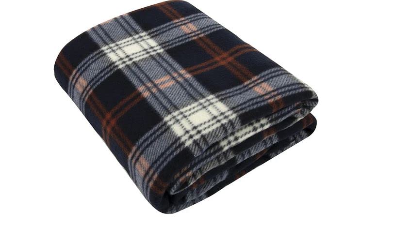Plaid Fleece Blankets and Throws Bulk Fleece Blankets 24 Pack Plaid Blankets in Bulk for Wedding Guests, Homeless 50x60, 160 GSM