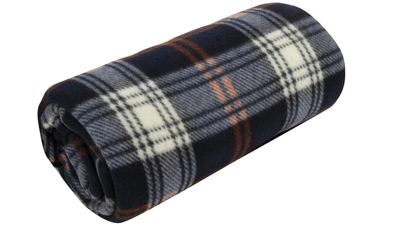 Plaid Fleece Blankets and Throws Bulk Fleece Blankets 24 Pack Plaid Blankets in Bulk for Wedding Guests, Homeless 50x60, 160 GSM