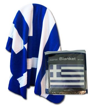 Greece - 50" x 60" Polar Fleece Blanket