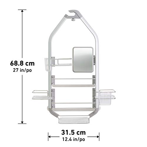 ARTIKA CADG2-C1 Adjustable Bathroom Shower Caddy, Silver