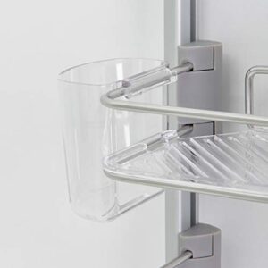 ARTIKA CADG2-C1 Adjustable Bathroom Shower Caddy, Silver