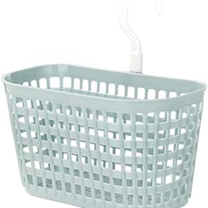 U-K Reusable Plastic Hanging Shower Caddy Kitchen Bathroom Storage Basket with Rotatable Hook Durable & Professional