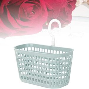 U-K Reusable Plastic Hanging Shower Caddy Kitchen Bathroom Storage Basket with Rotatable Hook Durable & Professional