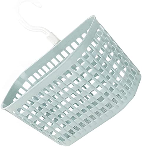 U-K Reusable Plastic Hanging Shower Caddy Kitchen Bathroom Storage Basket with Rotatable Hook Durable & Professional