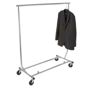 Only Garment Racks True Commercial Grade Rolling Racks Designed with Solid "One Piece" Top Rails (Economically Sold in a Set of 2 Racks)