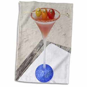 3dRose Tomato Martini cocktails - US10 GJO0643 - Greg Johnston - Towels (twl-89176-1)