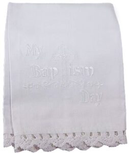 little things mean a lot baptism towel