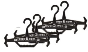original tough hook hanger max pack set of 4 | 2 black and 2 midnight black |usa made | multi pack