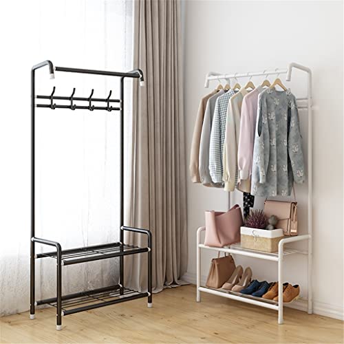 n/a Metal Hanger Marble Hanger Floor Bedroom Living Room Hanging Clothes Modern and Simple (Color : Brass, Size : 165 * 60 * 30cm)