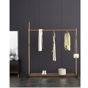 n/a Metal Hanger Marble Hanger Floor Bedroom Living Room Hanging Clothes Modern and Simple (Color : Black, Size : 169 * 120 * 46cm)