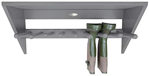 Esschert Design Wall Boot Rack, Gray