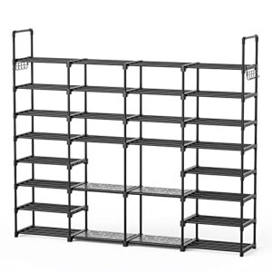 Mavivegue 9 Tiers Shoe Rack Tall Shoe Organizer Shoe Storage Shoe Rack, 8 Tier Large Shoe Rack Organizer