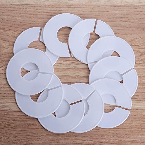 Vshinic 30 PCS Clothing Size Rack Dividers,Closet Dividers for Hanging Clothes ,Closet Organizers and Storage clothing dividers ,Writable and Reusable for Sorting Clothing Size,Color,Style etc