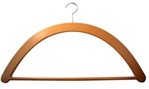 slabbinck brand wood tone vestment hanger with metal hook, 23 inch
