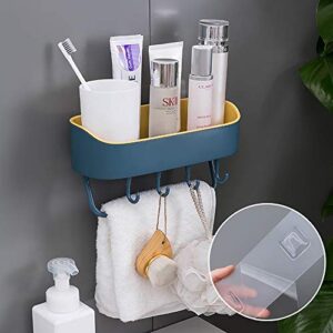 BEAUTTI DAUPHINE Self Adhesive Wall Mounted Shower Caddy Shelf Bath Organizer, Shampoo Shelves Storage Basket Soap Holder for Bathroom, Kitchen