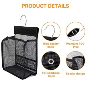 Rgosbxs Hanging Storage Basket Toilet Toiletries Bath Basket Dormitory Cosmetics Storage Bag