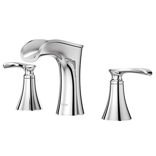 Pfister LF-049-JDCC Jaida Waterfall Widespread Bathroom Sink Faucet, Polished Chrome