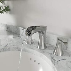 Pfister LF-049-JDCC Jaida Waterfall Widespread Bathroom Sink Faucet, Polished Chrome