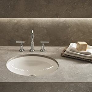 KOHLER Purist K-14406-4-BN Widespread Bathroom Sink Faucet with Metal Drain Assembly in Brushed Nickel