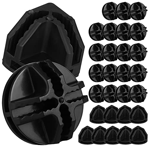 SEWACC 30pcs Wire Cube Plastic Connectors for Cube Storage Shelving and Modular Organizer Closet Wire Grid Storage Clasps Buckles Clips