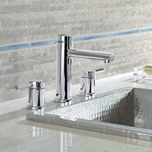 Moen Align Chrome Two-Handle High-Arc Widespread Bathroom Faucet, Valve Sold Separately, T6193