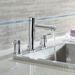 Moen Align Chrome Two-Handle High-Arc Widespread Bathroom Faucet, Valve Sold Separately, T6193