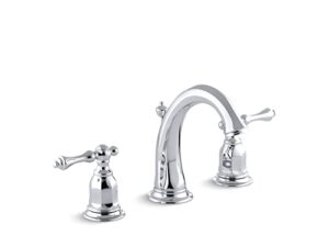 kohler 13491-4-cp kelston bathroom sink faucet centerset and widespread, 3.25 x 13.50 x 20.25 inches, polished chrome