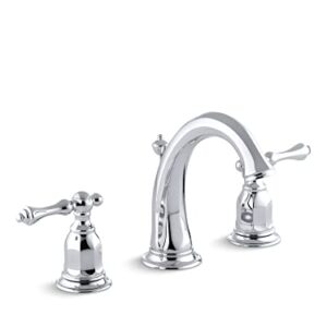 Kohler 13491-4-CP Kelston Bathroom Sink Faucet Centerset and Widespread, 3.25 x 13.50 x 20.25 inches, Polished Chrome