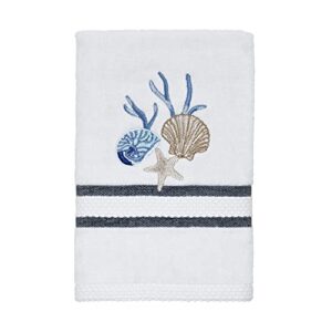 avanti linens - hand towel, soft & absorbent cotton towel (blue lagoon collection)