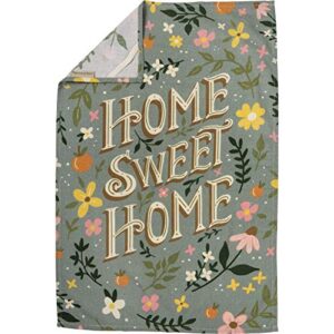 primitives by kathy 108943 home sweet home dish towel, 28-inch high, cotton