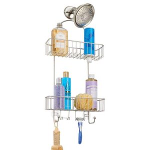 idesign classico shower caddy, satin