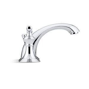 Bathroom Faucet by KOHLER, Bathroom Sink Faucet, Devonshire Collection, 2-Handle Widespread Faucet with Metal Drain, Polished Chrome, K-394-4-CP