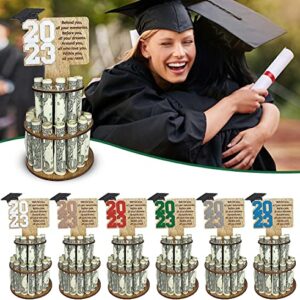 OPIL 2023 New Creative Converting Congrats Grad Card Holder,Graduation Money Holders for Graduation Decorations, Party Ornament Decor (White)