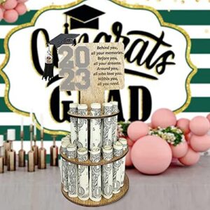 OPIL 2023 New Creative Converting Congrats Grad Card Holder,Graduation Money Holders for Graduation Decorations, Party Ornament Decor (White)