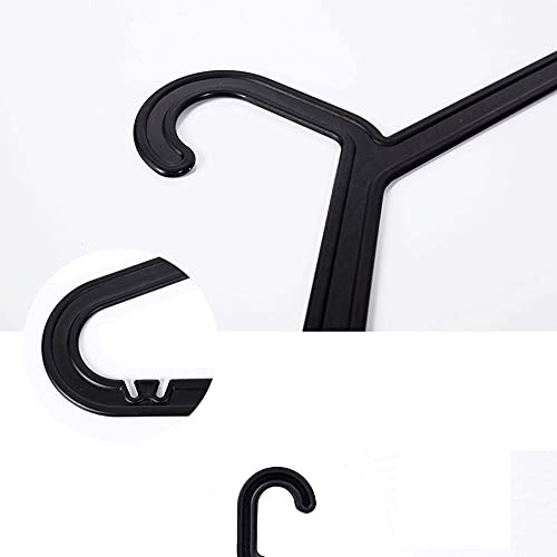 Ljyutihgyj Hangers, 10PCs，Plastic Hanger ， Adult Clothes Hangers Lightweight and Non-Marking, Multifunctional Non-Slip，Slingclothes Support Hanger (Color : Green, Quantity : 10pcs)