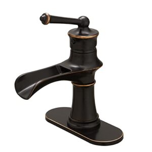 rumose bathroom faucets for sink 1 hole & 3 hole oil rubbed bronze bathroom sink faucets & parts waterfall single handle bathroom faucets vanity faucet rv bathroom brass basin faucet