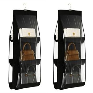 andy's orchids 2pack storage hanging bag rotatable hook six compartment storage bag closet hanging bag storage bag
