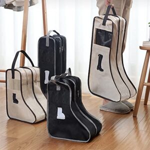 WITERY Boots Shoe Bag Travel Organizer Storage Cube-Portable Waterproof Shoe Bags Organizer Dust Cover Protector Bag Under Bed Wardrobe Organizer