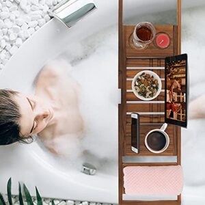 Teak Bathtub Tray and Teak Shower Chair with Arms