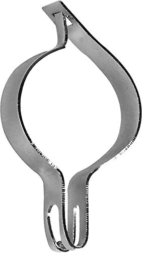 The Great American Hanger Company Anti-Theft Metal B-Ring with Chrome Finish, (Box of 100) Removable 1.5 Inch Security Rings to Hold Nail Hook Hangers for Existing installations and Fixed Bars