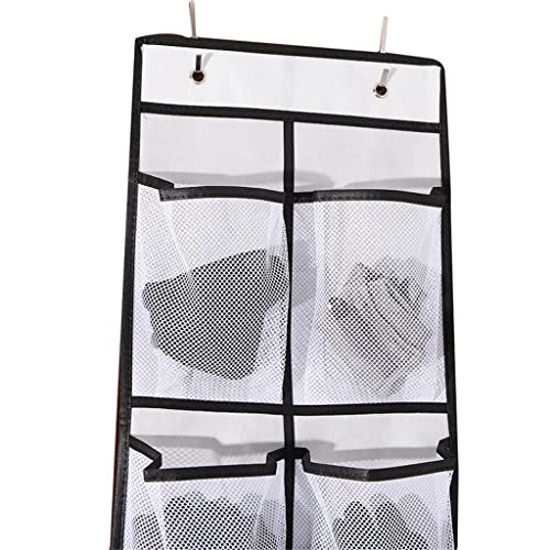 ZSEDP 12 Large Mesh Pocket Hanging Shoe Storage Rack Door Back Shoe Rack Storage Home Wall Hanging Bag Room Shoe Slipper Storage (Color : E, Size : 30 * 150cm)